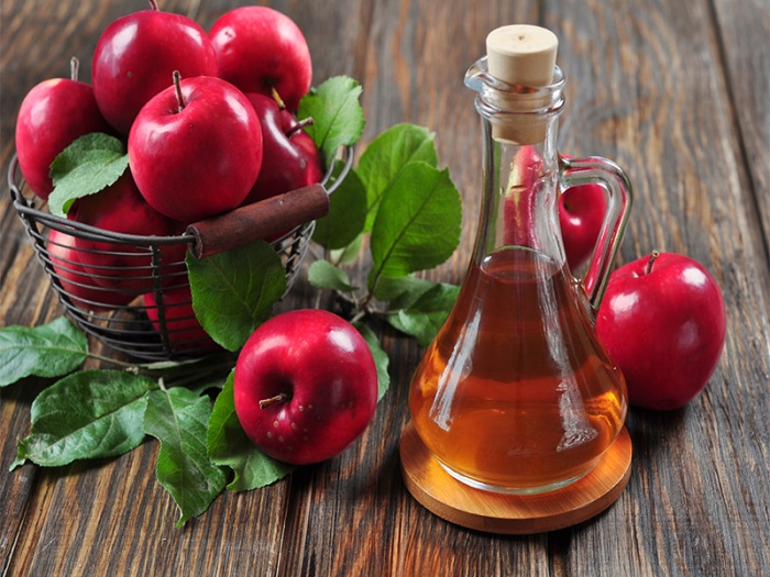 Apple vinegar effective against dandruff