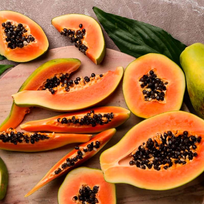 Papaya, benefits of digestive tropical fruit
